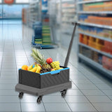 Foldable trolley: A wheeled foldable trolley, suitable for outdoor camping activities image 3