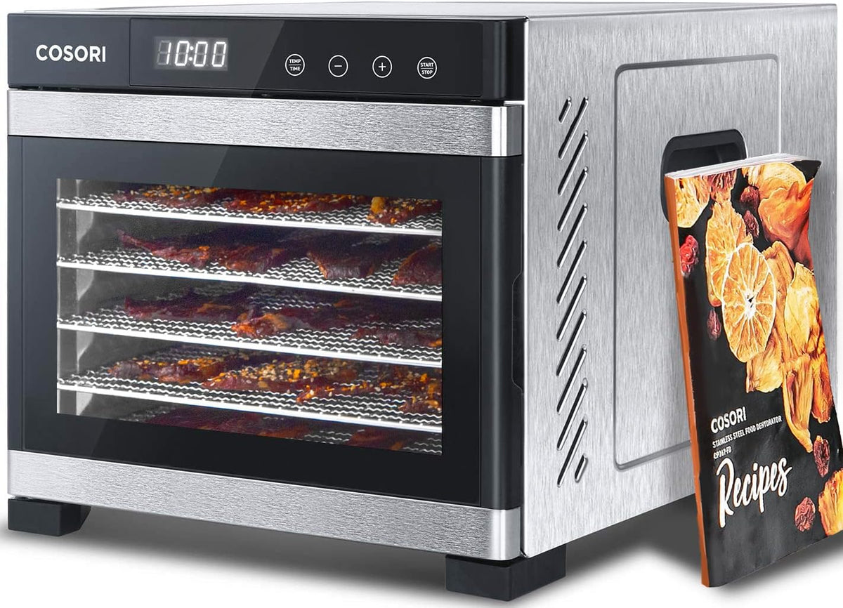 COSORI Food Dehydrator for Jerky, Large Drying Space with 6.48ft虏, 600W Dehydrated Dryer