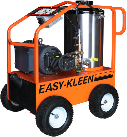 Easy-Kleen Commercial 3000 PSI 3.5 GPM Hot Water Wheeled Electric Pressure Washer