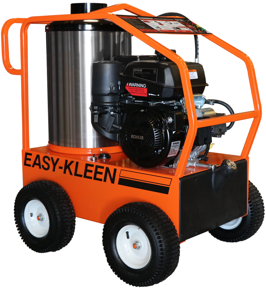 Easy-Kleen Commercial 4000 PSI 3.5 GPM 14 HP Engine Hot Water Wheeled Gas Pressure Washer