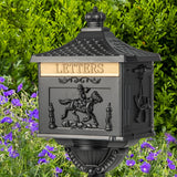 Cast Aluminum Mailbox with Post image 3