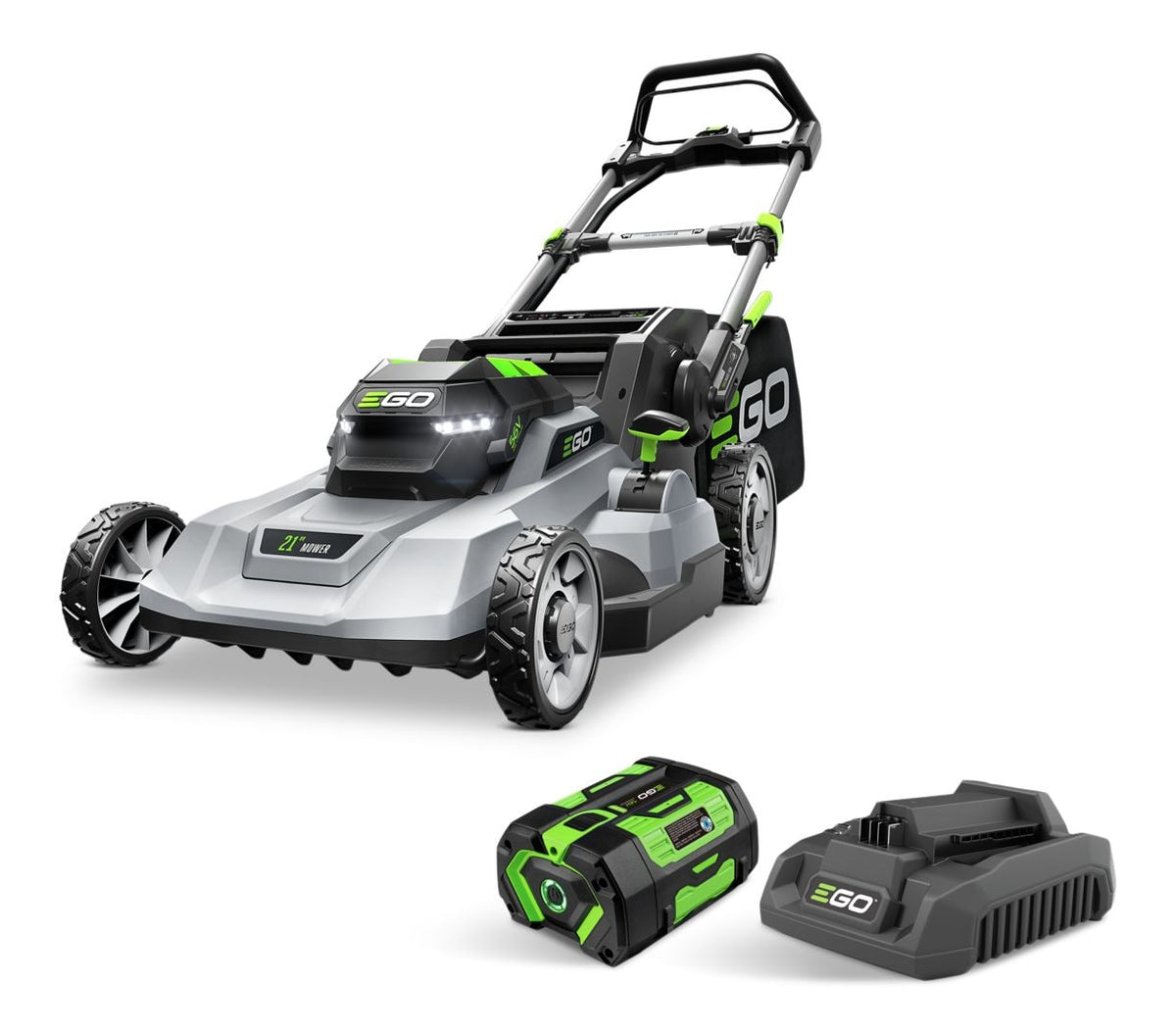EGO POWER+ 56V Cordless 21-in Push Lawn Mower with (1) 6.0Ah Battery and (1) 320W Charger, LM2114