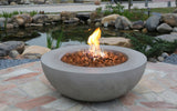 Elementi Lunar Bowl Fire Pit, Natural Gas, Light Grey, 45,000 BTU image 8