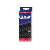 Elite Hockey Prolace Skate Laces, Waxed, Black, Assorted Sizes