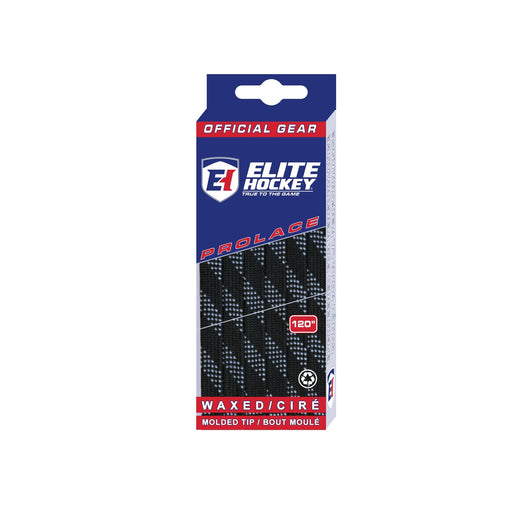 Elite Hockey Prolace Skate Laces, Waxed, Black, Assorted Sizes