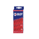 Elite Hockey Prolace Skate Laces, Waxed, Red, Assorted Sizes