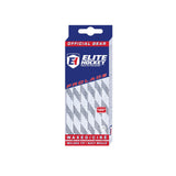 Elite Hockey Prolace Skate Laces, Waxed, White, Assorted Sizes