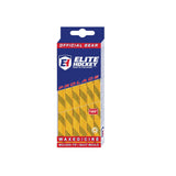 Elite Hockey Prolace Skate Laces, Waxed, Yellow, Assorted Sizes