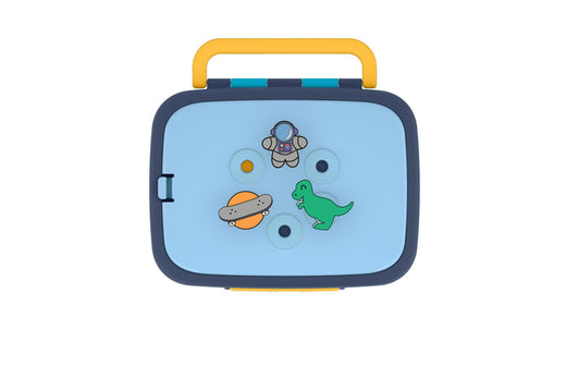 ello Benn Kids' Lunch Box with Quick Fill Lid, Assorted Colours, 3.6-Cups