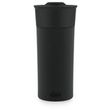 ello Ogden Ceramic Travel Mug, 16-oz, Black, with Silicone Insulated Sleeve image 2