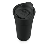 ello Ogden Ceramic Travel Mug, 16-oz, Black, with Silicone Insulated Sleeve image 3