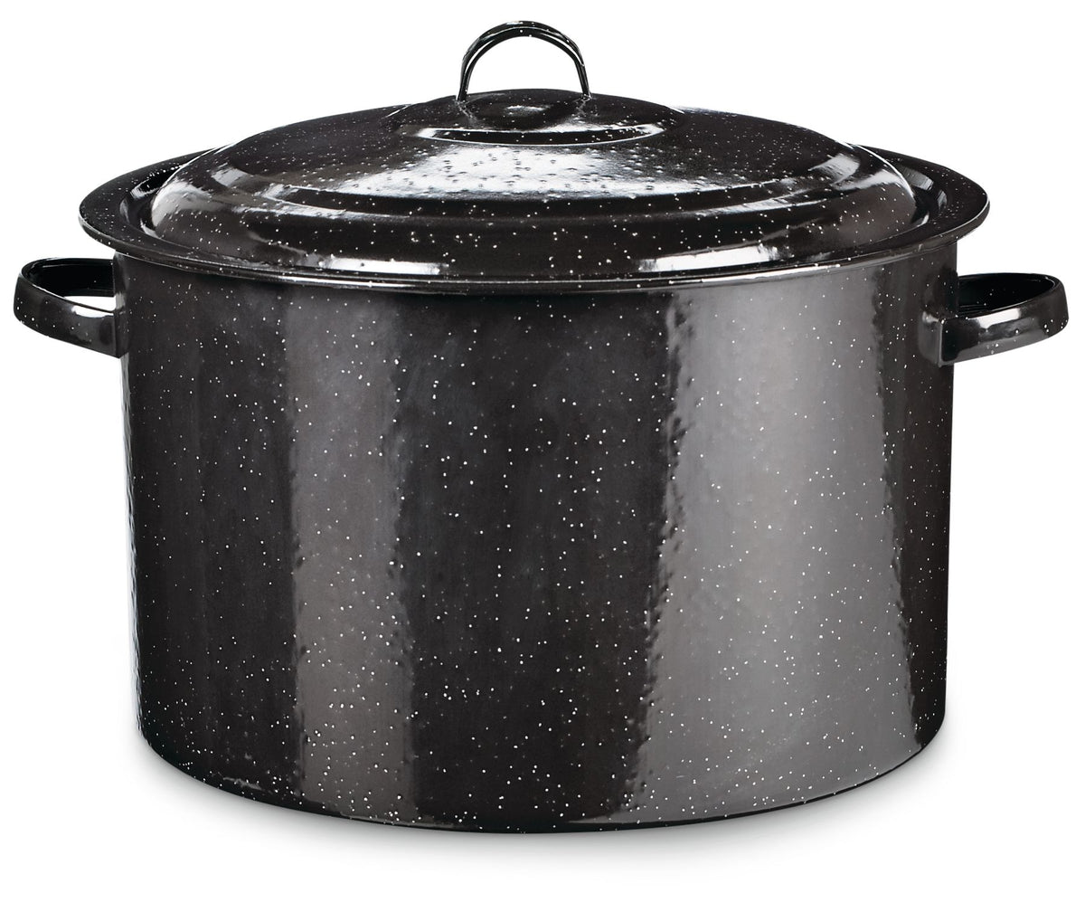 Enamel Coated Carbon Steel Canning Pot, 17-L