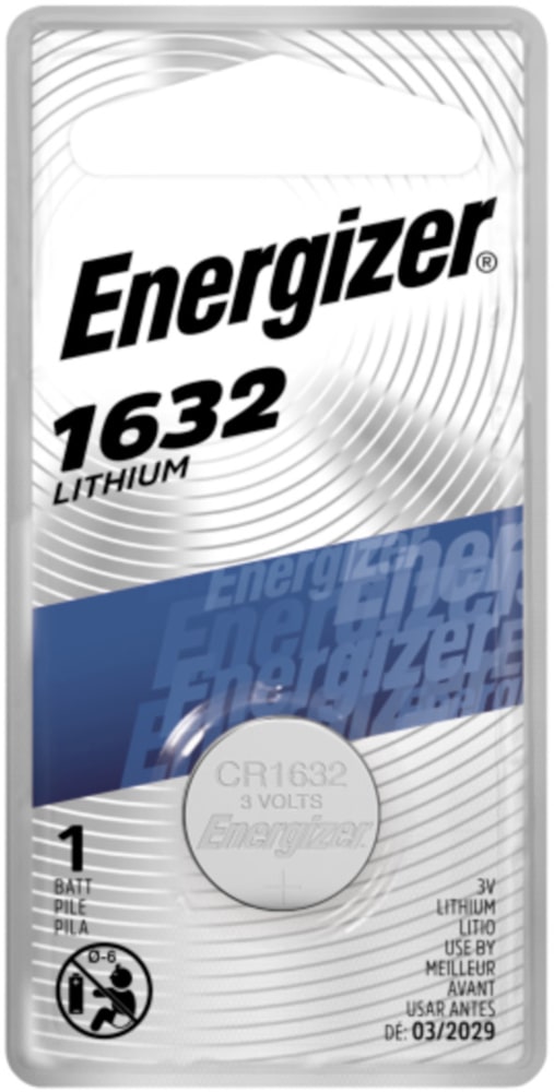 Energizer 1-pk CR1632 3V / 3 Volt Lithium Coin Cell Battery