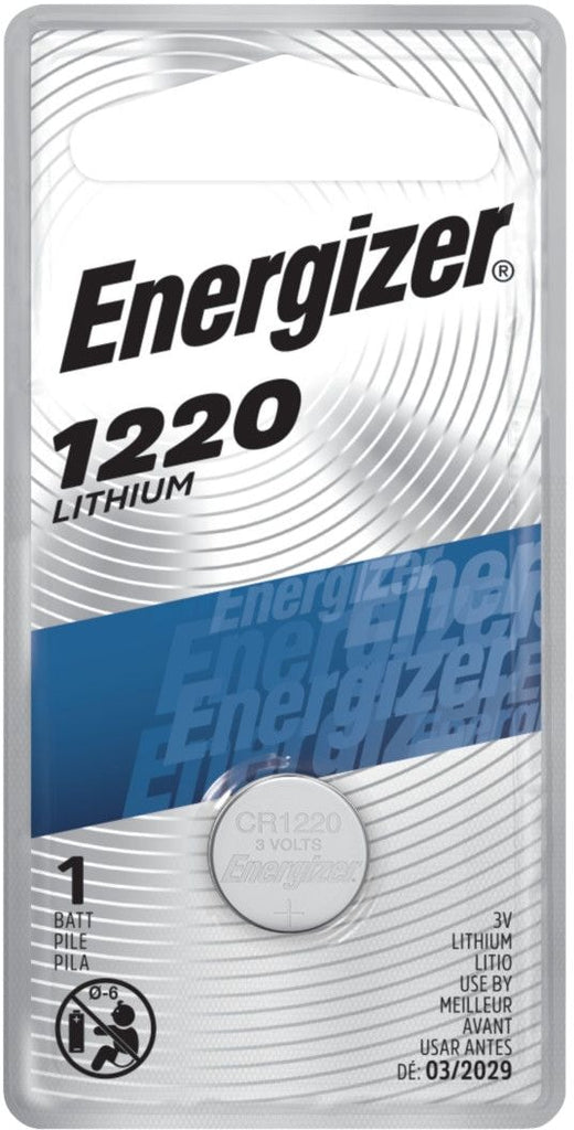 Energizer 1-pk ECR1220 DL1220 3V / 3 Volt Lithium Coin Battery, Long Lasting