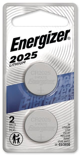 Energizer 2-pk CR2025 3V / 3 Volt Lithium Coin Cell Batteries, Long Lasting image 2