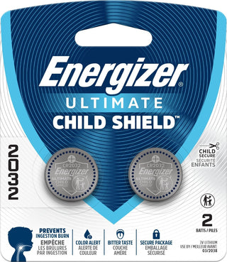 Energizer 2032 Child Shield Lithium Battery, 2-Pack