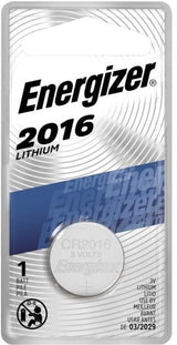 Energizer 3V / 3 Volt Lithium Coin Cell CR2016 Battery for Watches and Electronics, 1-pk image 2