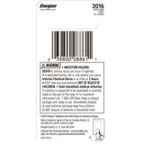 Energizer 3V / 3 Volt Lithium Coin Cell CR2016 Battery for Watches and Electronics, 1-pk image 3