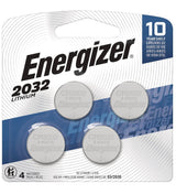 Energizer 4-pk CR2032 3V / 3 Volt Lithium Coin Cell Batteries, Long Lasting image 2
