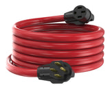 Energizer 50A 25-ft Single-Outlet RV & EV Extension Cord, Red
