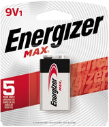 Energizer Max 1-pk 9V / 9 Volt Alkaline Battery, Long Lasting, All Purpose image 2