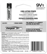 Energizer Max 1-pk 9V / 9 Volt Alkaline Battery, Long Lasting, All Purpose image 3