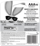 Energizer Max 10-pk AAA Alkaline Batteries, Long Lasting, All Purpose image 2