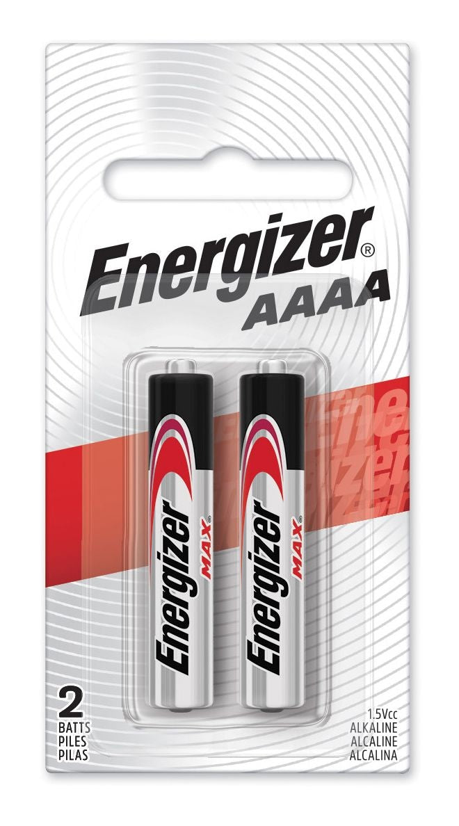 Energizer Max 2-pk AAAA Alkaline Batteries, For Small devices