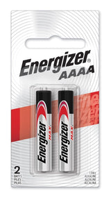 Energizer Max 2-pk AAAA Alkaline Batteries, For Small devices