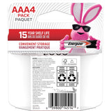Energizer Max 4-pk AAA Alkaline Batteries, Long Lasting, All Purpose image 3