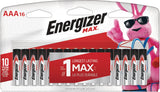 Energizer MAX AAA Alkaline Batteries, Long Lasting, All Purpose, 16-pk image 2