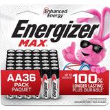 Energizer Max Alkaline AA Batteries, 36-pk