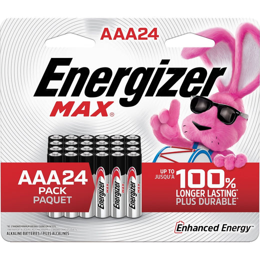 Energizer Max Alkaline AAA Batteries, 24-pk