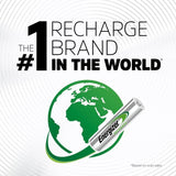 Energizer NH12BP-2 2-pk AAA 800mAh NiMH Rechargeable Batteries, Pre-Charged, All Purpose image 2