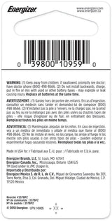 Energizer Silver Oxide 1-pk 357 LR44 AG13 303 A76 1.5V / 1.5 Volt Button Coin Cell Battery image 2