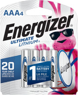 Energizer Ultimate Lithium AAA Batteries, 4-pk image 2