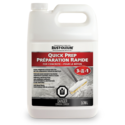 EpoxyShield Fast Prep 3-in-1 Concrete Prep, 3.78-L