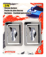 Erickson Chrome Stake Pocket Anchors, 2-pk image 2