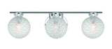 Eurofase 3-Light Chrome Vanity Light with Diamond Shades image 4