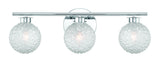Eurofase 3-Light Chrome Vanity Light with Diamond Shades image 6