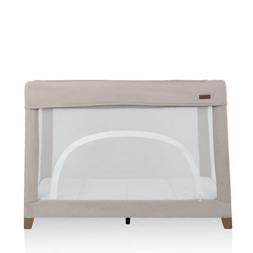 Evenflo Eris 2-In-1 One Hand Playard withBassinet, Beige