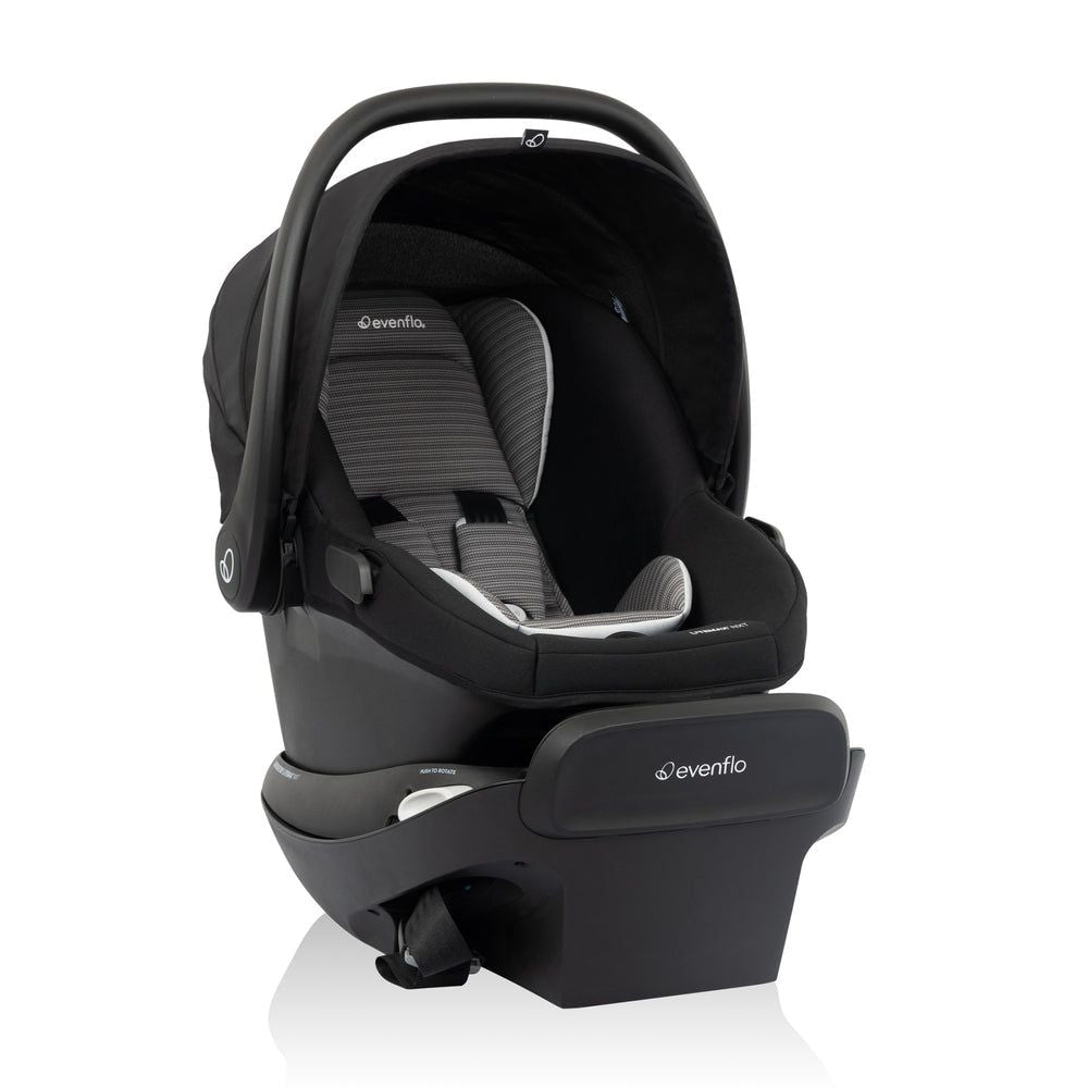 Evenflo Revolve180 LiteMax NXT Rotational Infant Car Seat, Grey