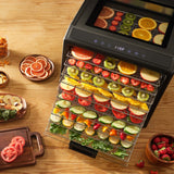 Excalibur Performance Series 10-Tray Food Dehydrator, Steel, 700W, Stainless Steel, Black image 7
