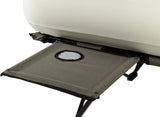 Camping bed, inflatable mattress and air pump set | Foldable camping bed and inflatable bed, equipped with side table and battery-powered air pump image 2