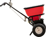 Buyers Products 3039632R Grounds Keeper Commercial Walk Behind Push Spreader, 100lb Capacity, For Salt, Ice & Snow Melt, Included Grate & Cover With Enclosed Gearbox for Protection image 2