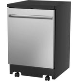 GE 24 Stainless Steel Portable Dishwasher With Sanitize Cycle image 4