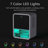 Bedroom Dehumidifier 2.2L Water Tank with Hygrometer RGB LED Light image 3