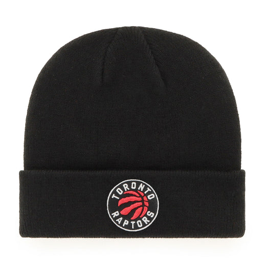 Fan Favorite NBA Toronto Raptors Mass Freeze Knit Cuffed Toque with Embroidered Logo, Black