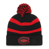 Fan Favorite NHL Montreal Canadiens Mass Breakaway Cuff Knit Pom Toque, Black, Adult