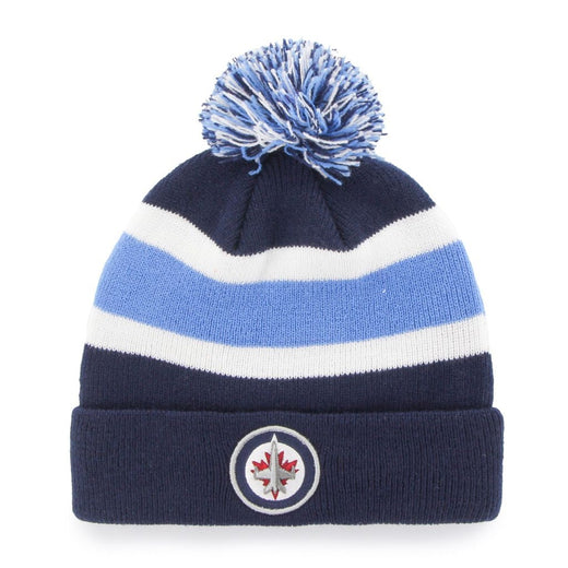 Fan Favorite NHL Winnipeg Jets Mass Breakaway Cuff Knit Pom Toque, Adult